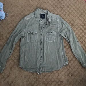 American Eagle Boyfriend Fit Button Down